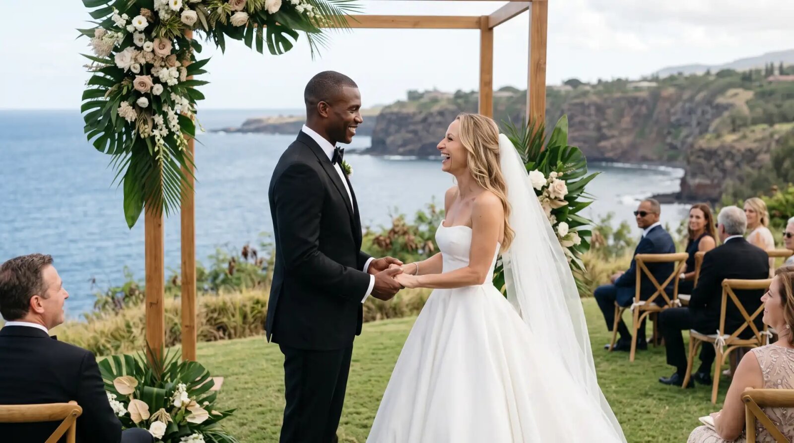 Jennifer Meyer Marries Geoff Ogunlesi in Lanai as Tobey Maguire Officiates