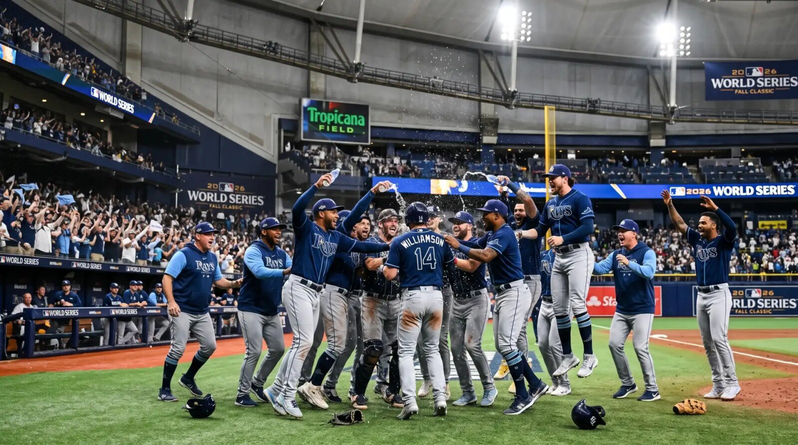 Rays Stun Brewers in 12-Inning Walk-Off to Avert World Series Elimination