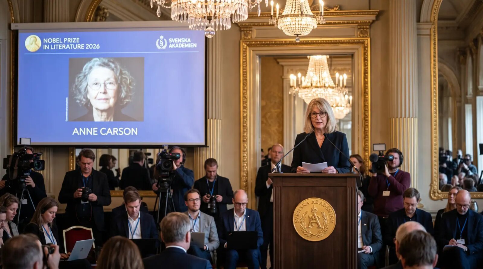 Swedish Academy Awards 2026 Literature Nobel to Classicist Anne Carson