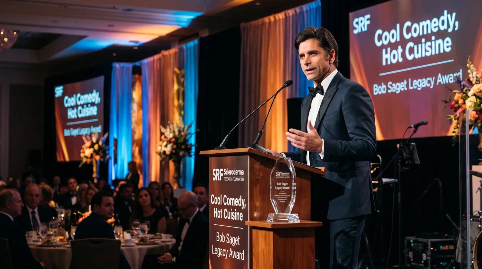 John Stamos Accepts Bob Saget Legacy Award as Dave Coulier and Co-Stars Rally in Support