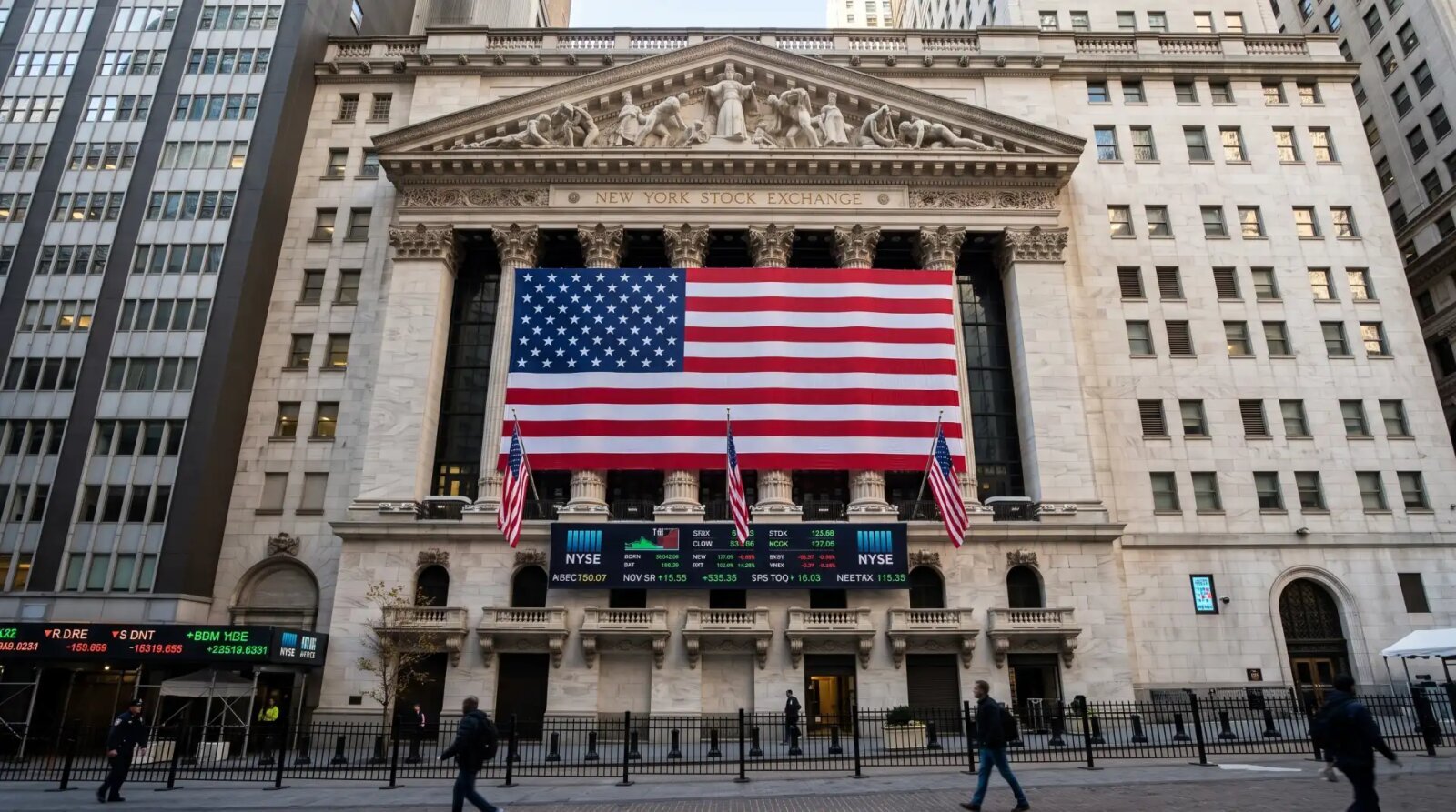 Stock Market Trades Regular Hours on Columbus Day as Bond Desks Close
