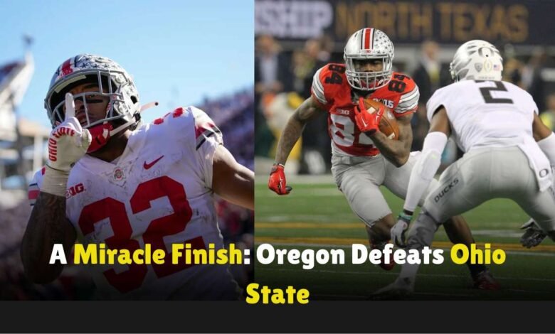 Heartbreak for Ohio State, Ecstasy for Oregon