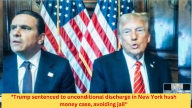 Trump sentenced to unconditional discharge in New York hush money case, avoiding jail