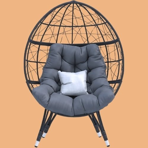 Oversize Wicker Egg Chair