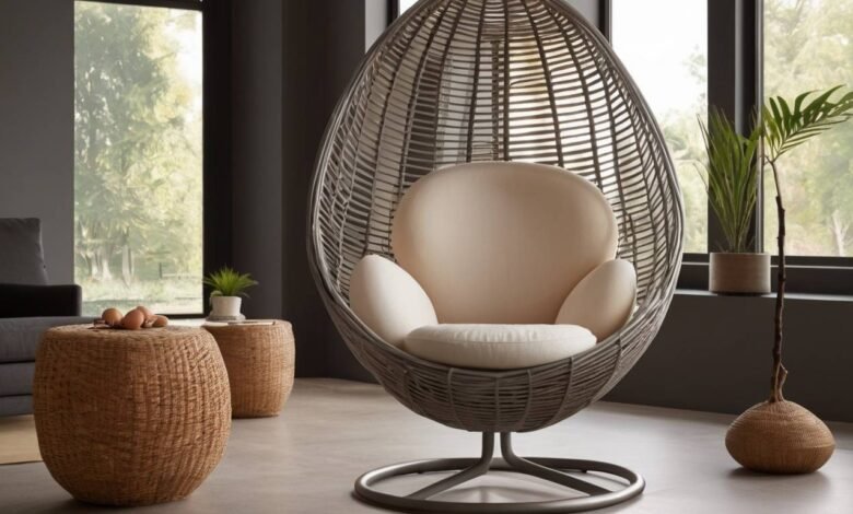 Indoor Wicker Egg Chair