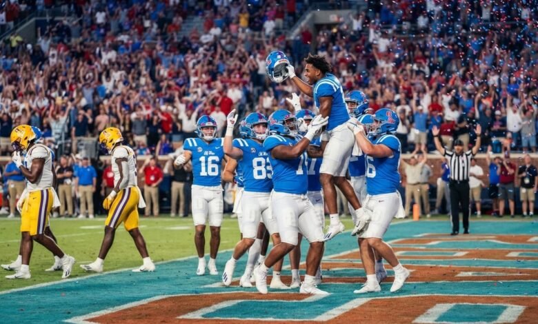 Ole Miss Jumps to No. 4 as SEC Places 10 Teams in AP Top 25